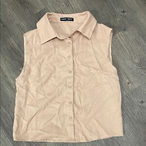 SHEIN Women's Sleeveless Tan Top